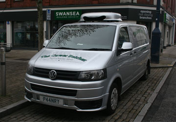 Picture of company van with signage